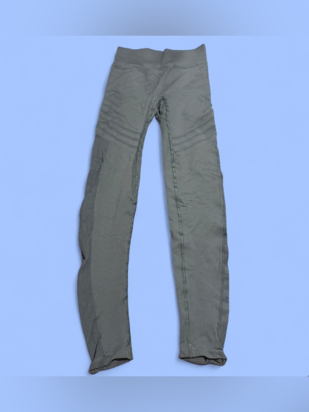 PINK Light Blue/Teal Leggings with Pocket in the back